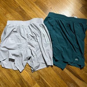 Alo shorts bundle (lot of 2)